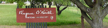 Park entrance sign to Eugene O'Neill National Historic Site